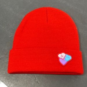 Jeffree star red Valentine’s beanie